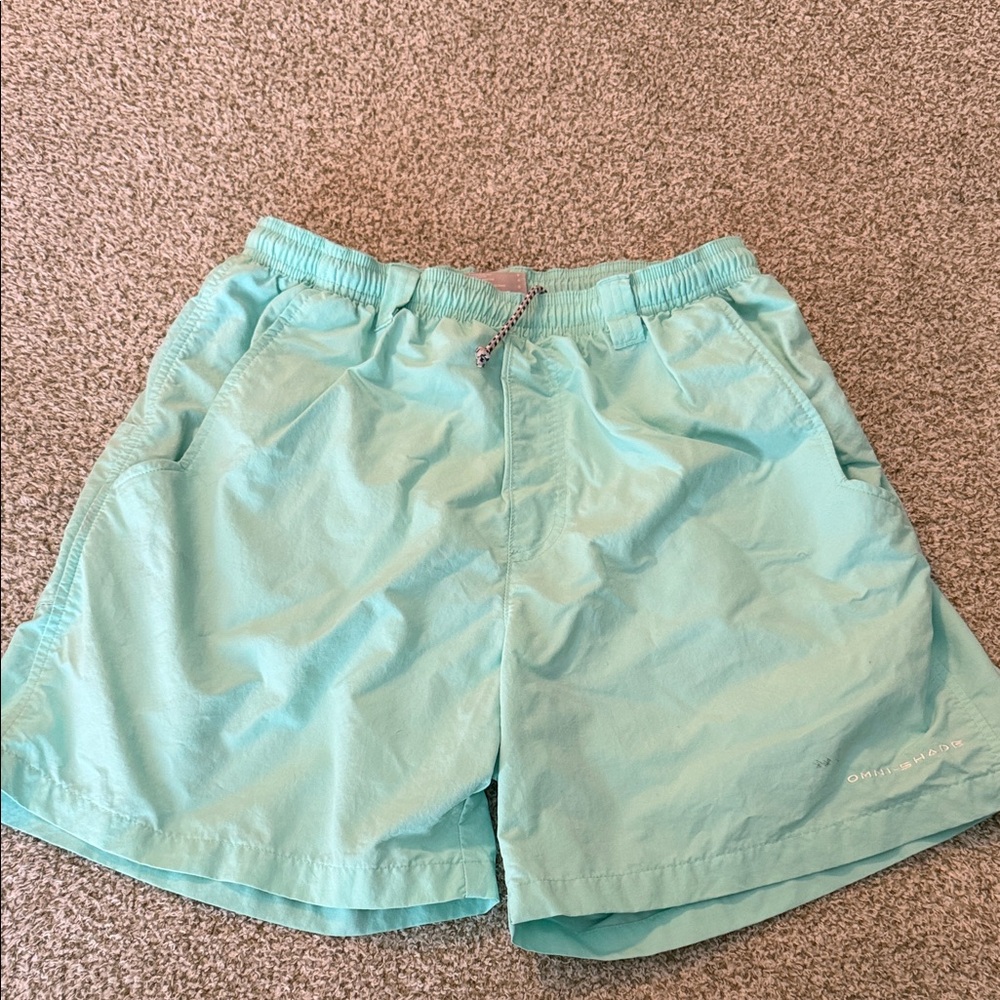 Columbia Men's Mint Green Swim Trunks